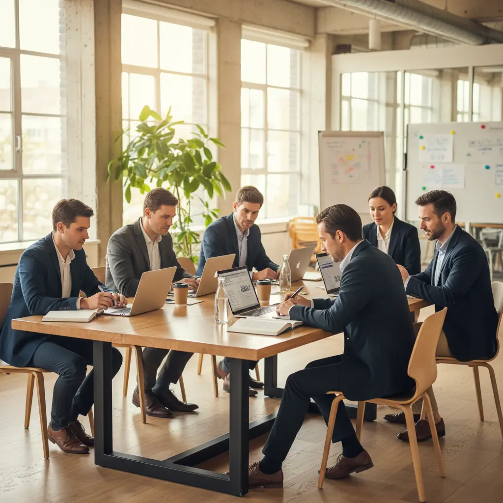 Students learning digital skills